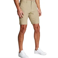 State and Liberty Athletic Fit Shorts - Mid Khaki