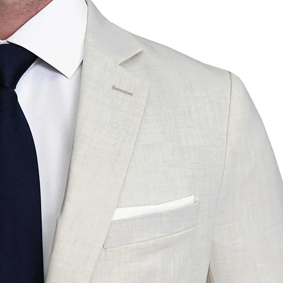 State and Liberty Athletic Fit Stretch Blazer - Lightweight Heathered Bamboo