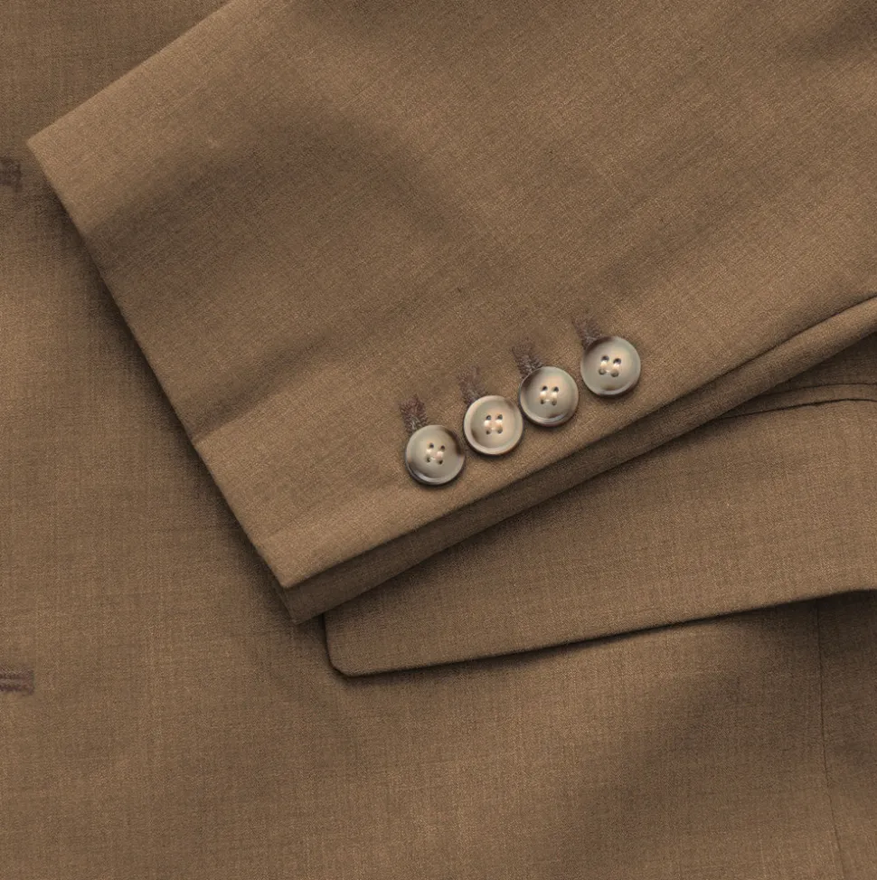 State and Liberty Athletic Fit Stretch Blazer - Heathered Cappuccino