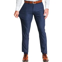 State and Liberty Athletic Fit Stretch Blazer - Heathered Navy