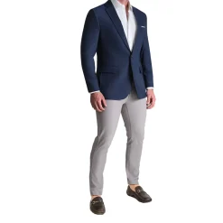 State and Liberty Athletic Fit Stretch Blazer - Heathered Navy