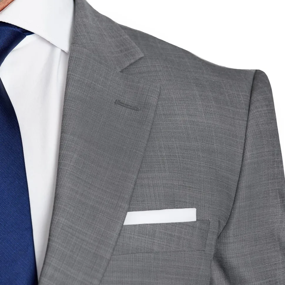 State and Liberty Athletic Fit Stretch Blazer - Heathered Grey