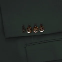 State and Liberty Athletic Fit Stretch Blazer - Solid Hunter Green