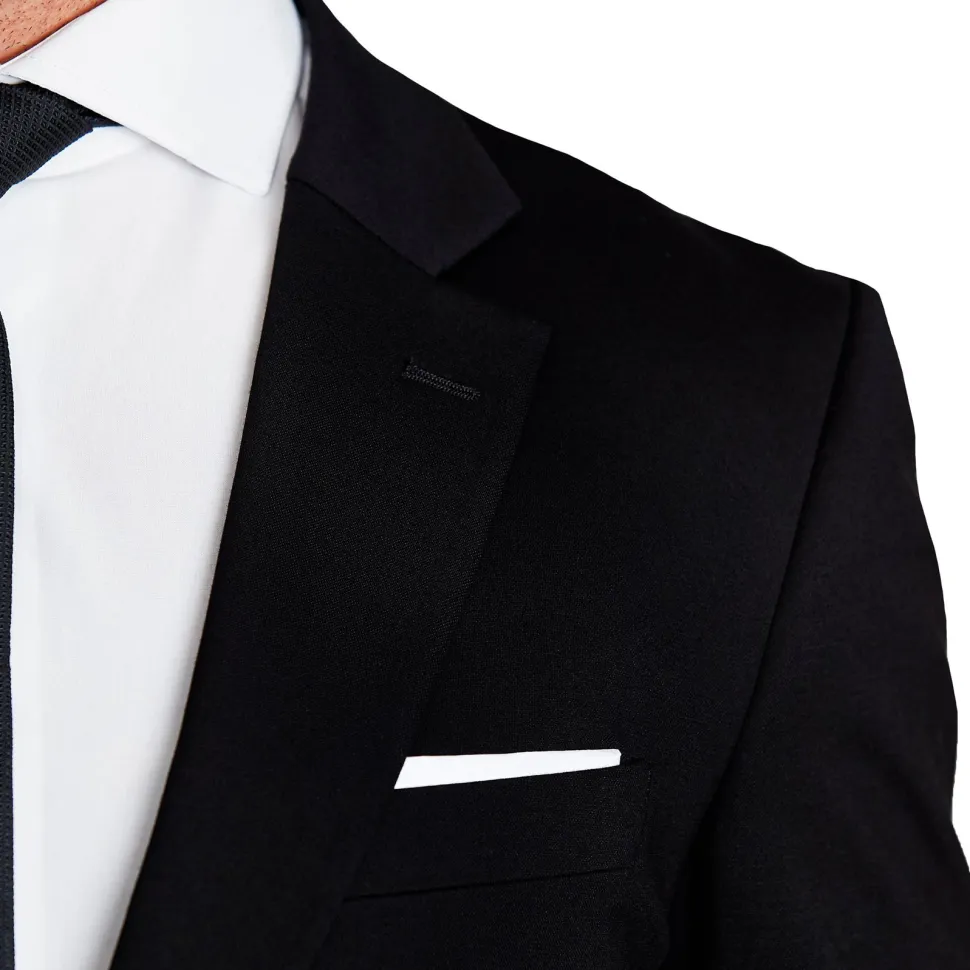 State and Liberty Athletic Fit Stretch Blazer - Black