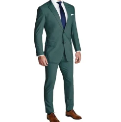 State and Liberty Athletic Fit Stretch Blazer - Heathered Sea Green