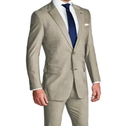 State and Liberty Athletic Fit Stretch Blazer - Heathered Stone