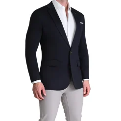 State and Liberty Athletic Fit Stretch Blazer - Navy