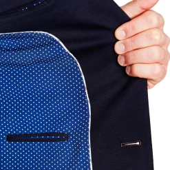 State and Liberty Athletic Fit Stretch Blazer - Navy