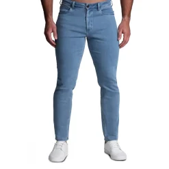 State and Liberty Athletic Fit Stretch Jeans - Light Blue