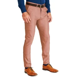 State and Liberty Athletic Fit Stretch Suit - Heathered Salmon