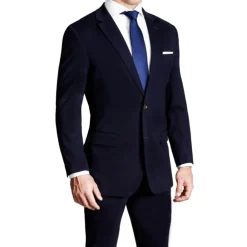 State and Liberty Athletic Fit Stretch Suit - Navy