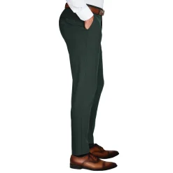 State and Liberty Athletic Fit Stretch Suit - Solid Hunter Green
