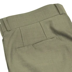 State and Liberty Athletic Fit Stretch Suit Pants - Heathered Olive