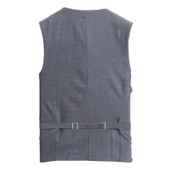 State and Liberty Athletic Fit Stretch Suit Vest - Heathered Grey