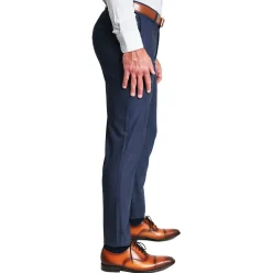 State and Liberty Athletic Fit Stretch Suit - Heathered Navy