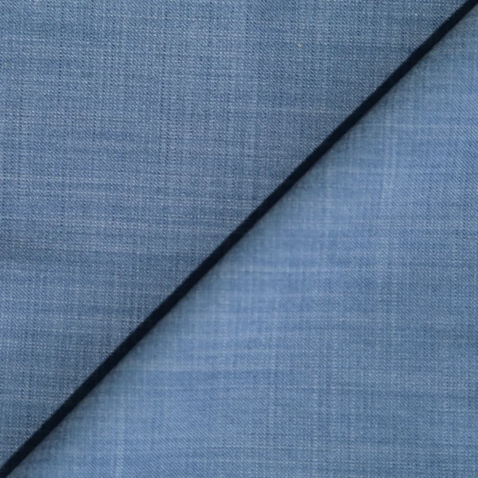 State and Liberty Athletic Fit Stretch Suit - Heathered Light Blue