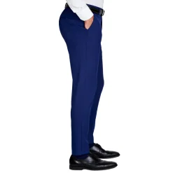 State and Liberty Athletic Fit Stretch Suit Pants - Solid Royal Blue