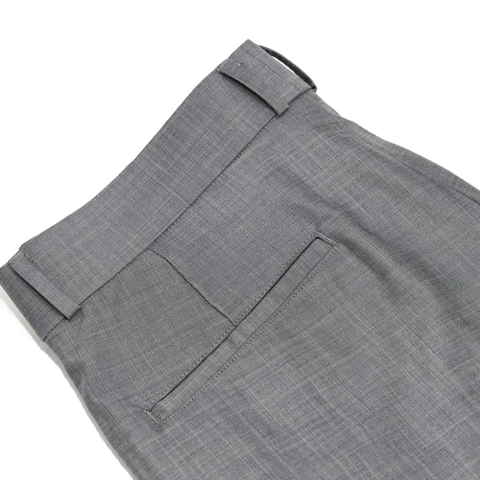 State and Liberty Athletic Fit Stretch Suit Pants - Heathered Grey