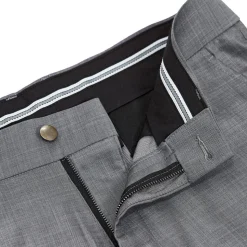 State and Liberty Athletic Fit Stretch Suit Pants - Heathered Grey