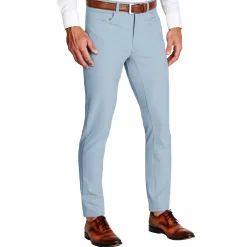 State and Liberty Athletic Fit Stretch Tech Chino - Light Blue