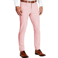 State and Liberty Athletic Fit Stretch Tech Chino - Coral Pink