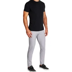 State and Liberty Athletic Fit Stretch Tech Chino - Light Grey