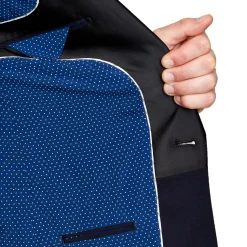 State and Liberty Athletic Fit Stretch Tuxedo - Navy with Shawl Lapel