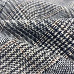 State and Liberty Brown Plaid Double-Breasted Overcoat