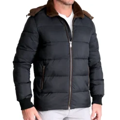 State and Liberty Down Puffer Coat - Black