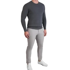 State and Liberty Heavy Knit Crewneck - Charcoal