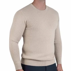 State and Liberty Heavy Knit Crewneck  - Tan