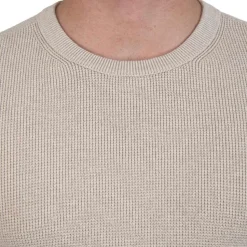 State and Liberty Heavy Knit Crewneck  - Tan