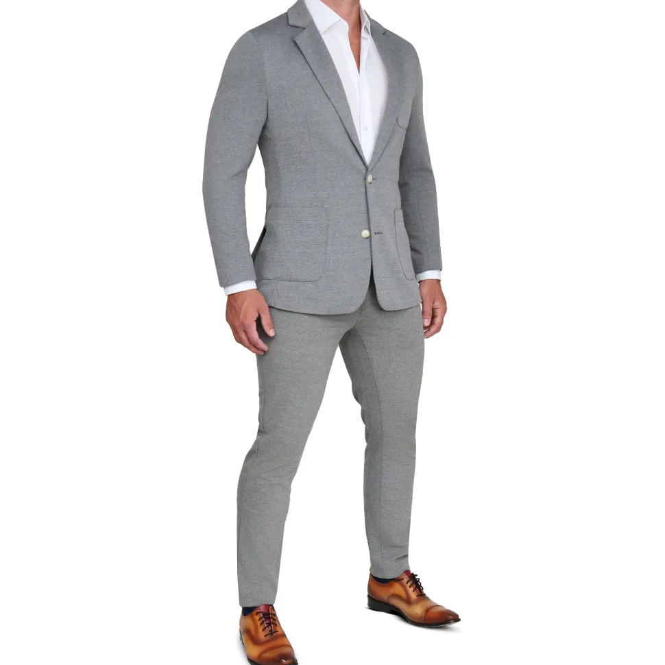 State and Liberty Knit Chino - Light Grey