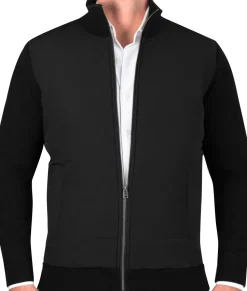 State and Liberty Knit Zip Jacket - Black