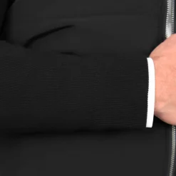 State and Liberty Knit Zip Jacket - Black