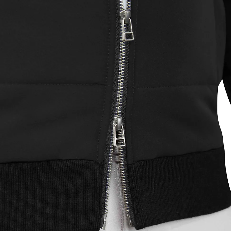 State and Liberty Knit Zip Jacket - Black