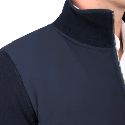 State and Liberty Knit Zip Jacket - Navy