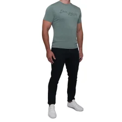 State and Liberty Logo T-Shirt - Olive