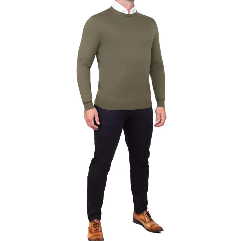 State and Liberty Mid-Weight Wool Crewneck -