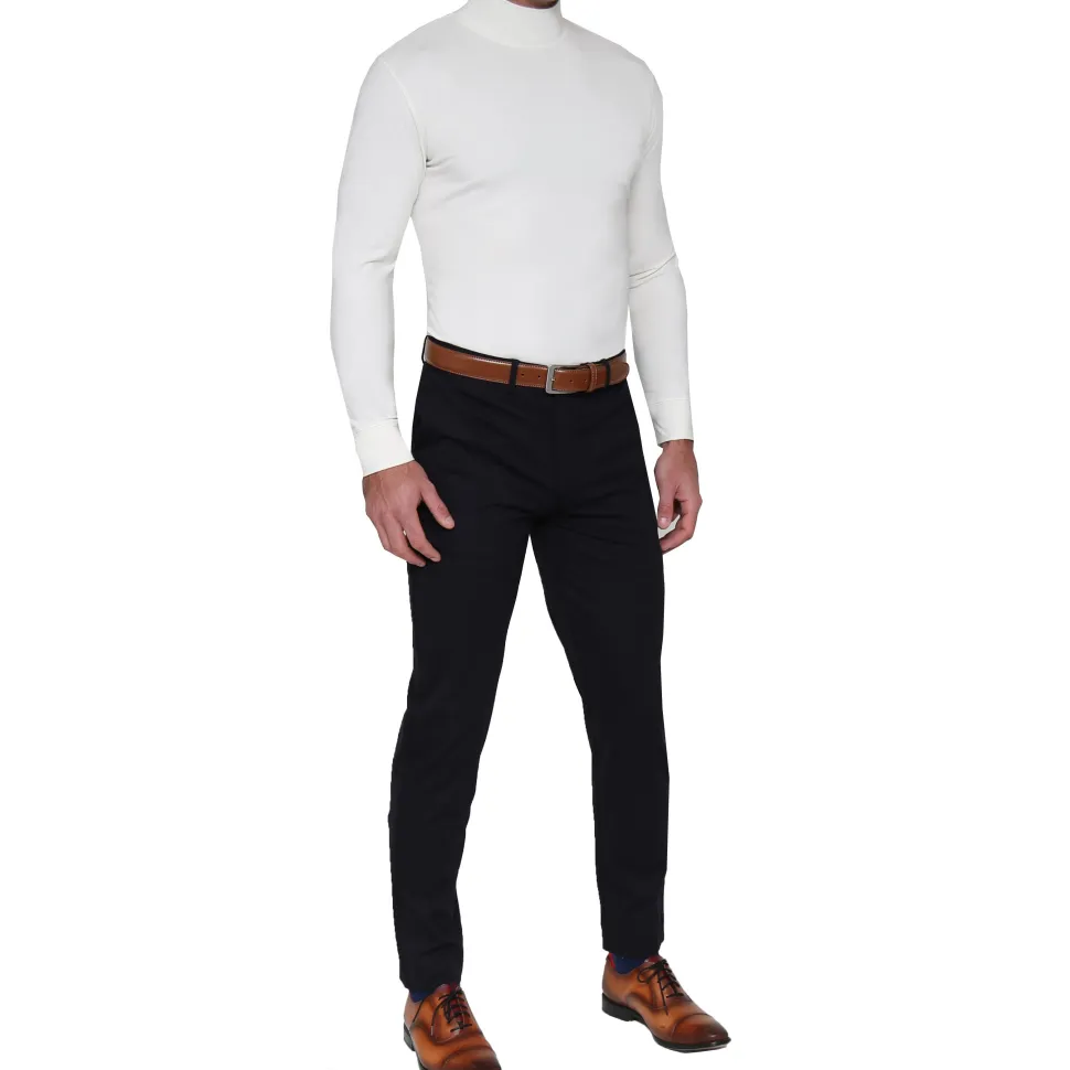 State and Liberty Mock Turtleneck - Cream