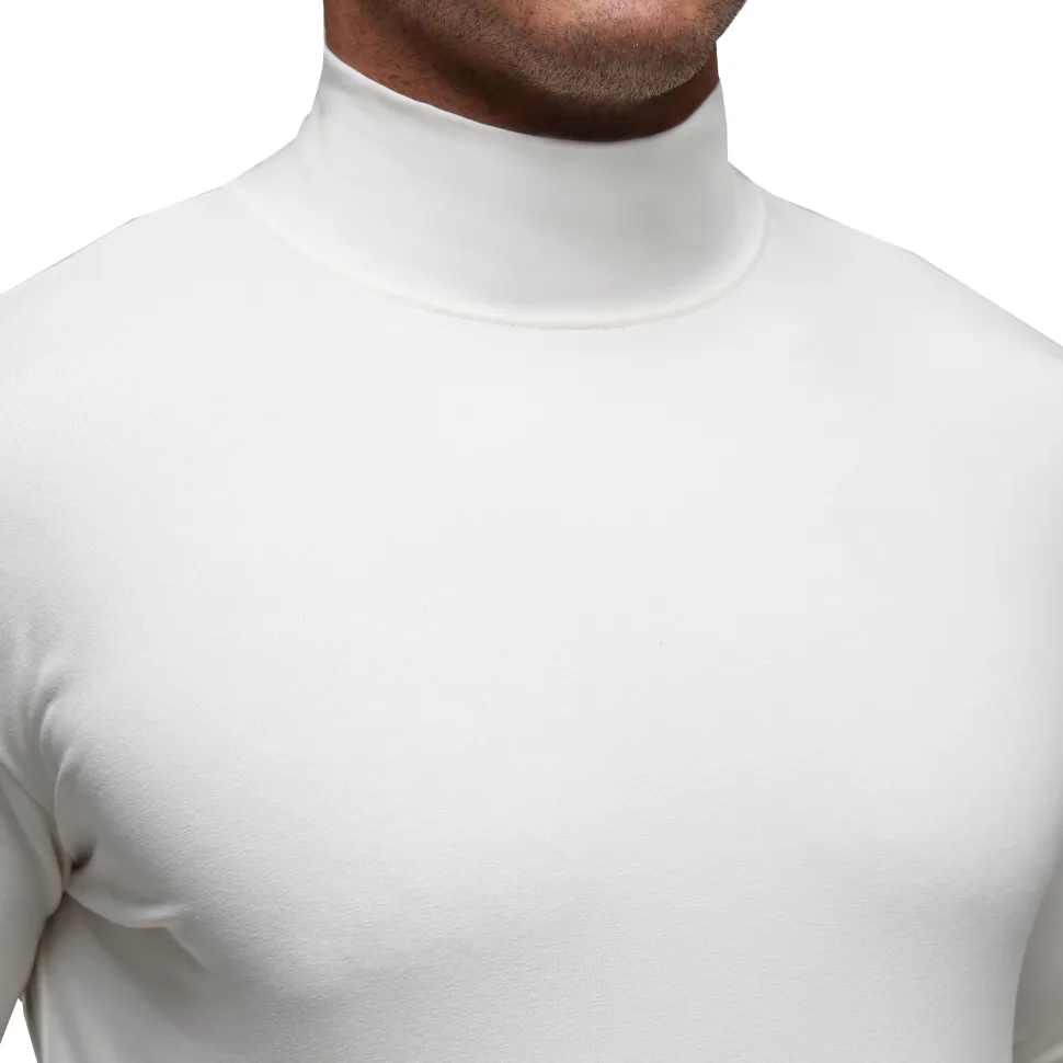 State and Liberty Mock Turtleneck - Cream
