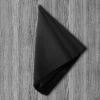 State and Liberty Pocket Square - Black