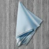 State and Liberty Pocket Square - Light Blue Pinstripe