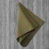 State and Liberty Pocket Square - Olive