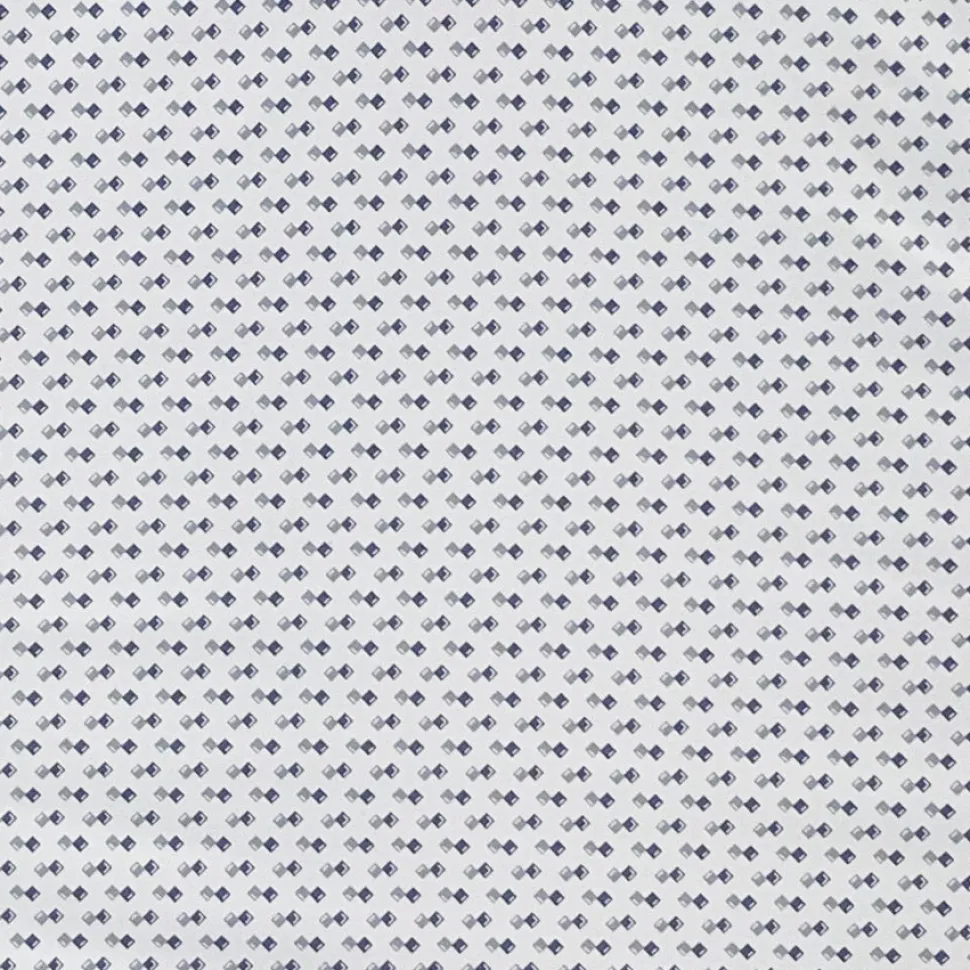 State and Liberty "The Archie" Geo Double Royal Blue & White Square