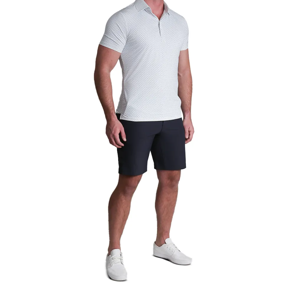 State and Liberty "The Archie" Geo Double Royal Blue & White Square