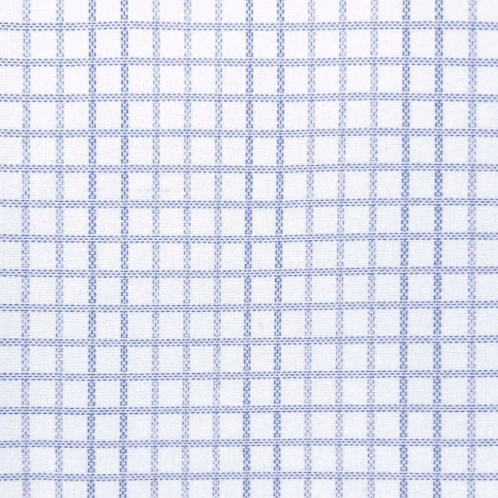 State and Liberty "The Baxter" Blue Mini Line Patterned Windowpane