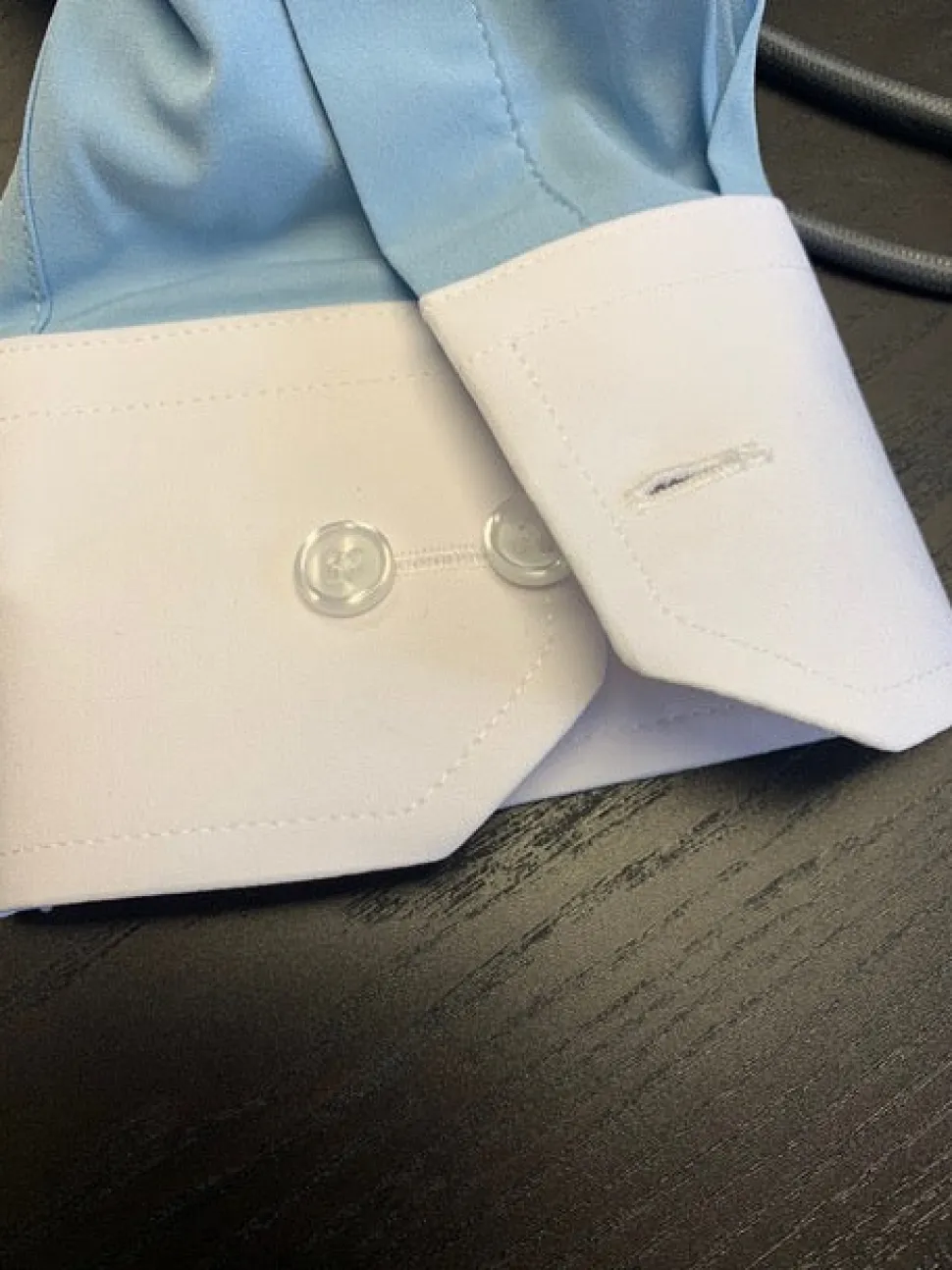 State and Liberty "The Clark" Light Blue with White Collar