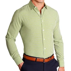 State and Liberty "The Dallas" Green Gingham