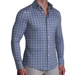 State and Liberty "The Davy" Navy, Light Blue, and Cream Casual Button Down